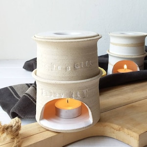 Personalized White Ceramic Oil Diffuser, Essential Oil Burner For the home or spa