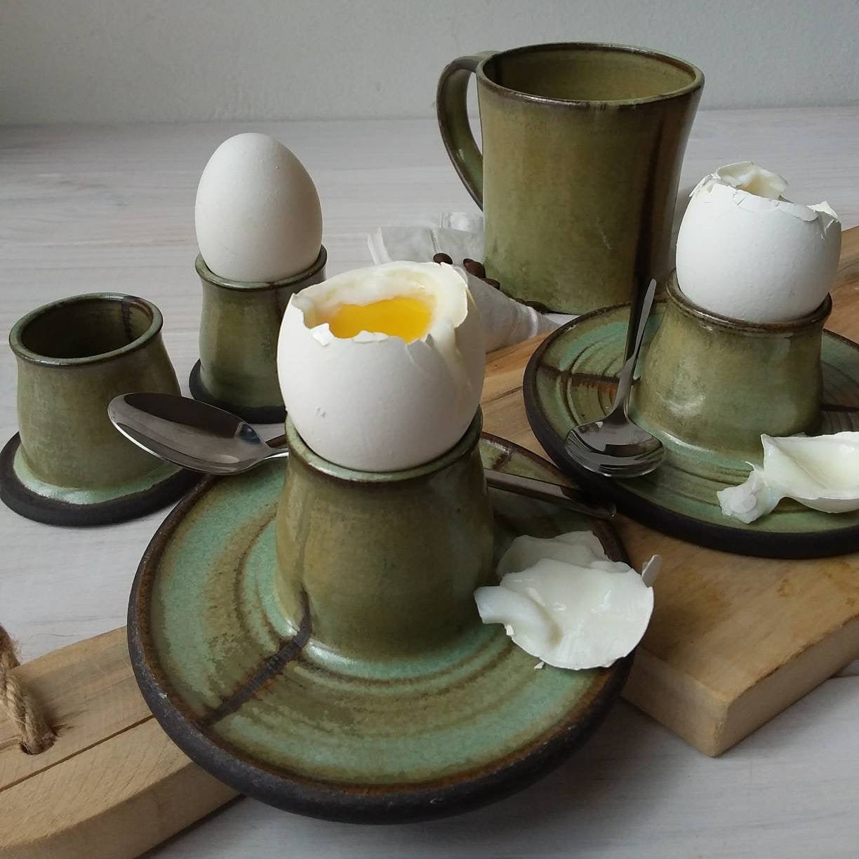 Ceramic Egg Cup Pottery Egg Cup Modern Egg Cup Modern Egg Etsy