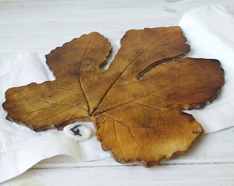 Ceramic Wall Hanging, Ceramic Leaf, Ceramic Vine Leaf, Ceramic Wall Art, Decorative Wall Hanging, Pottery Wall Decor, Pottery Fall Leaf