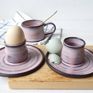 Speckled Ceramic Egg Holder