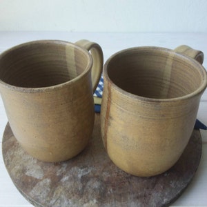 Ceramic Mug, 16oz Pottery Cup, Ceramic Beer Mug, Brown Pottery Mug, Large Coffee Mug, Ceramic Coffee Cup, Coffee Lovers Gift, Rustic Mug image 2