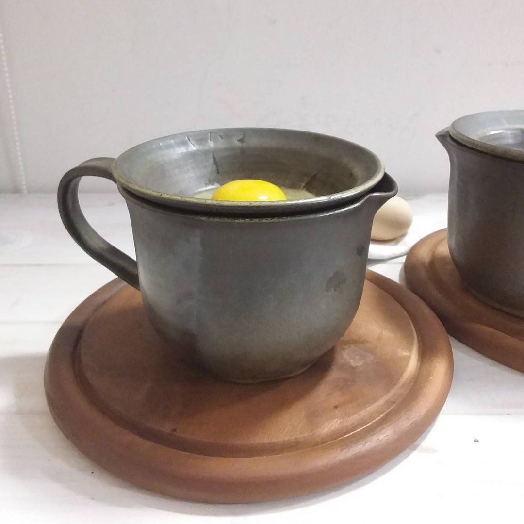Copper Colored Egg Yolk and White Separator Ceramic Egg Etsy