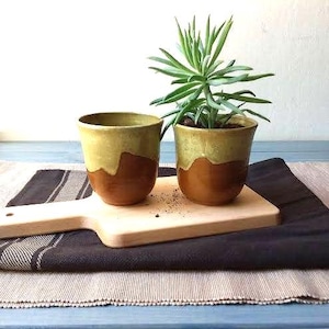 Ceramic Planter, Succulent Planter, Plant Pot, Ceramic Plant Pot, Pottery Planter, Small Coffee Mug, Tea Cup, Coffee Mug, Herbal Tea Mug