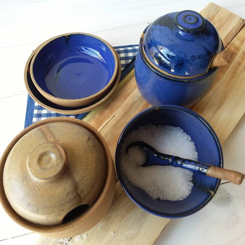 Ceramic Honey Pot Ceramic Storage Jar Brown Container Honey Etsy