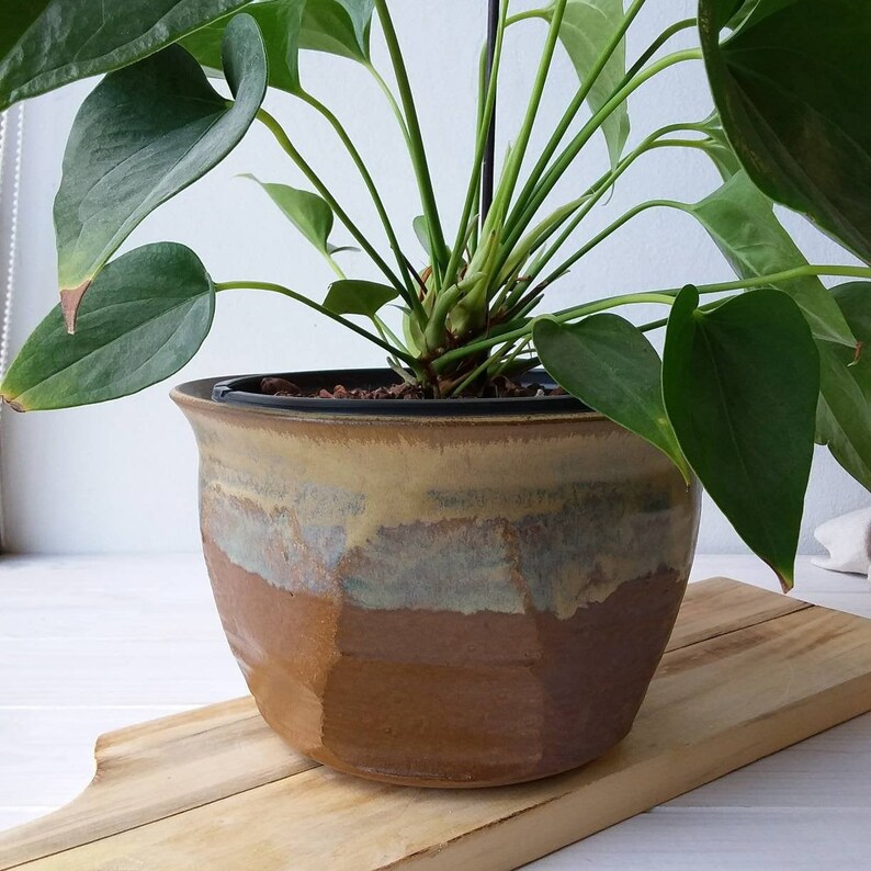 Large Ceramic Planter 8 Plant Pot without hole Etsy