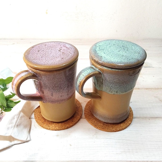900 Ml Pink and Beige Ceramic Mug, 900 Ml Green and Beige Ceramic Mug, 30  Fl. Oz. Jumbo Pottery Cup, Large Ceramic Beer Mug - Etsy