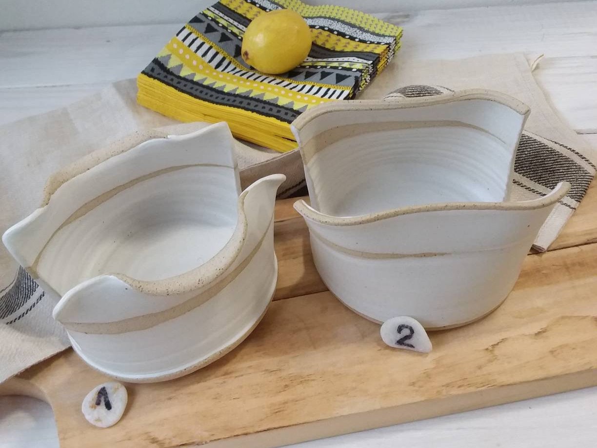 White Ceramic Napkin Holder Pottery Serviette Holder Etsy