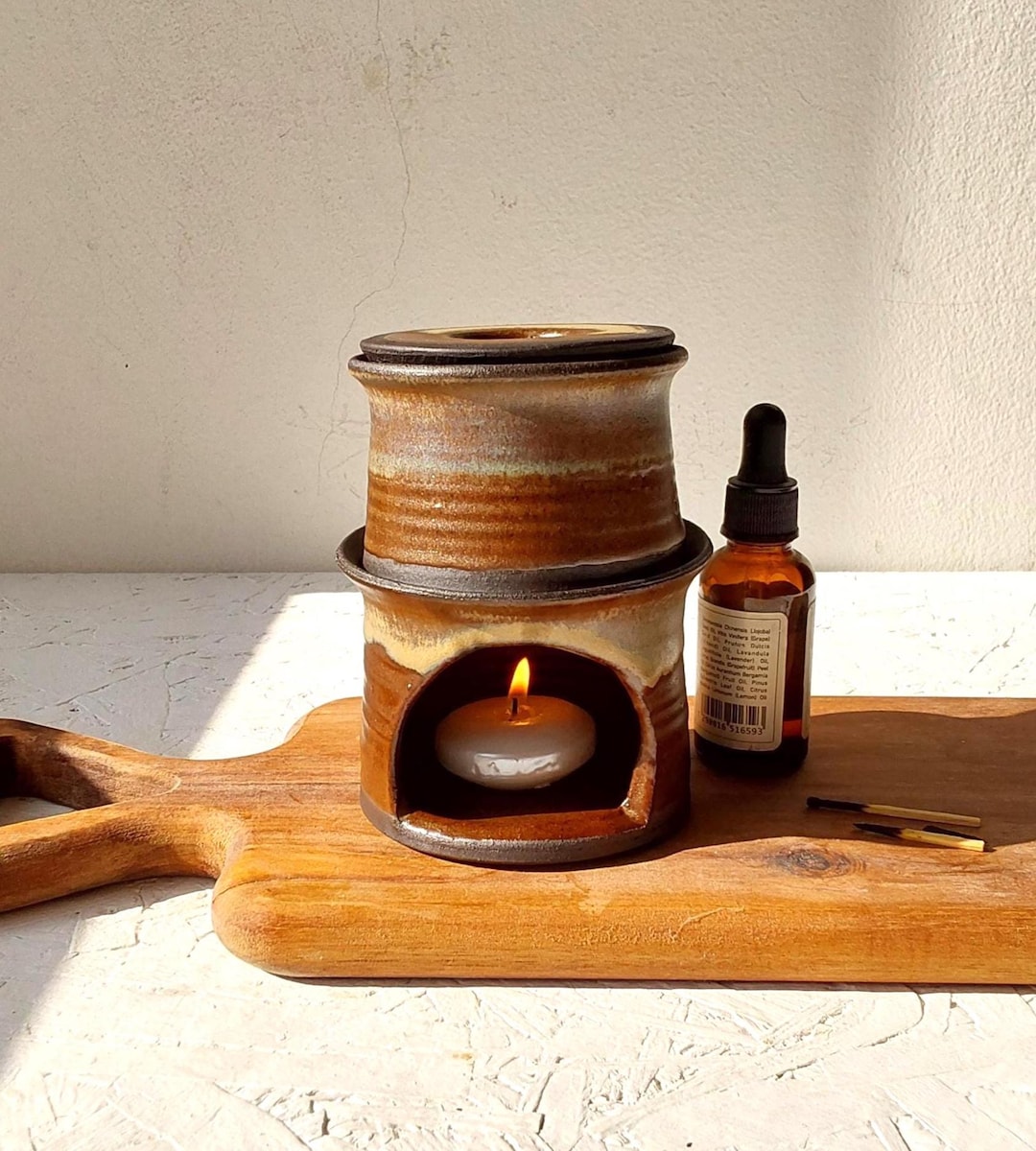 Handmade Ceramic Oil Diffuser, Essential Oil Burner for the Home or Spa ...