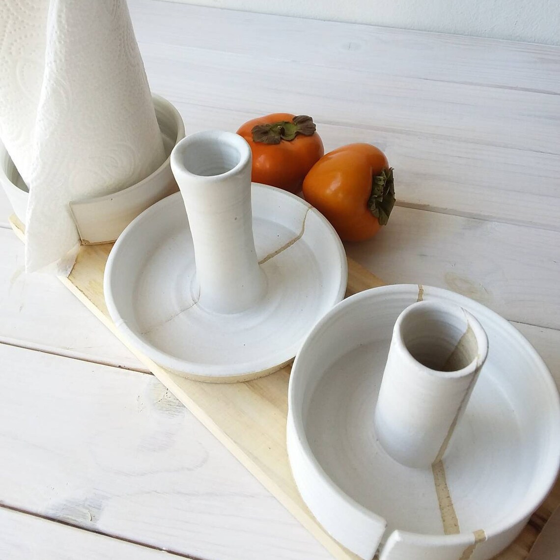 Ceramic Paper Towel Holder Handmade Paper Towel Stand Etsy