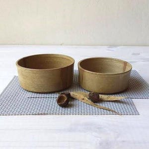 Plat de service en céramique, Plat de cuisson en céramique, Plat de service moderne, Plat à trempette, Plat de cuisson beige, Plat à salsa, Bol à baies, Bol en céramique, lot de 2