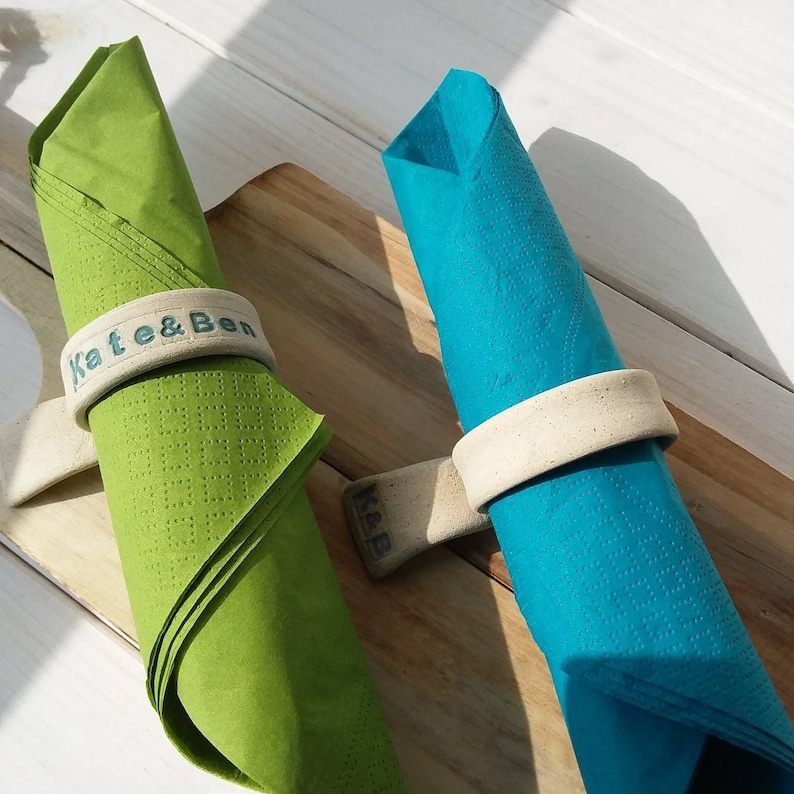 Custom Napkin Ring Wedding Napkin Ring Engraved Napkin Etsy