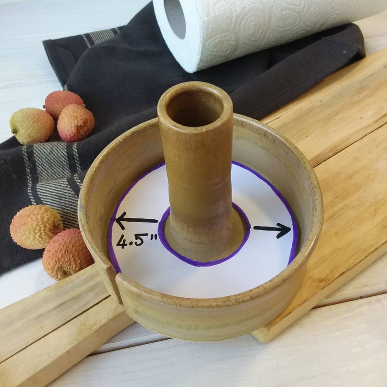 Paper Towel Holder Pottery Storage Ceramic Towel Holder Etsy