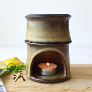 Handmade Ceramic Oil Diffuser, Essential Oil Burner For the home or spa