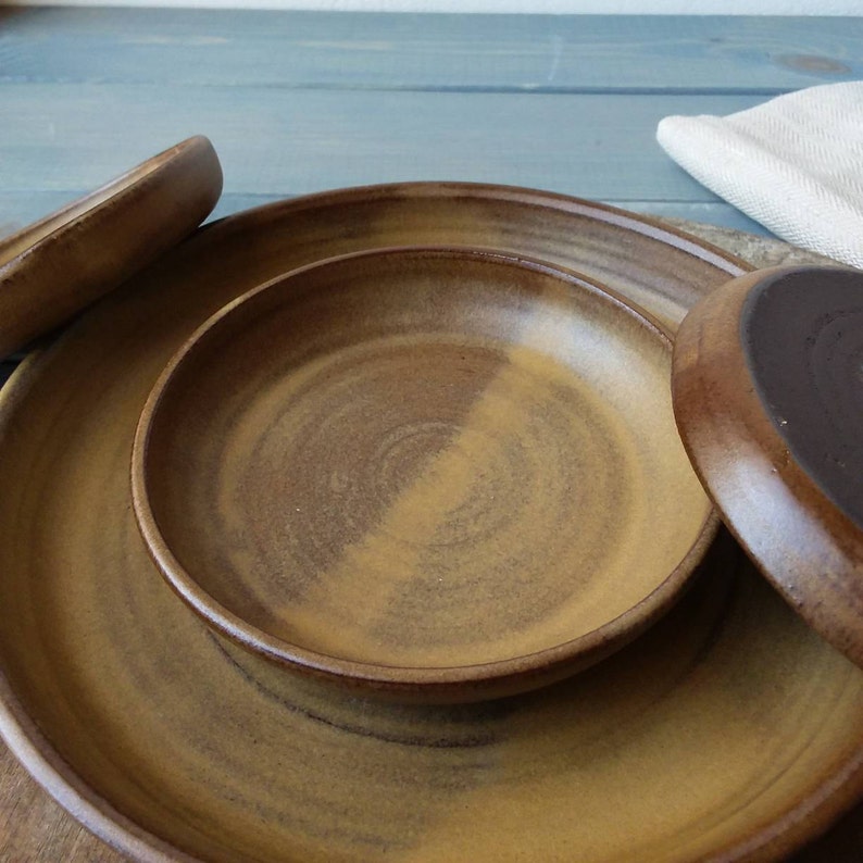 Small Ceramic Plate Small Snack Plate Snack Dish Black Etsy