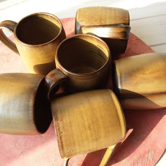 Keramische Mok Aardewerk Koffie Kopje Keramische Cup 11 12 Etsy