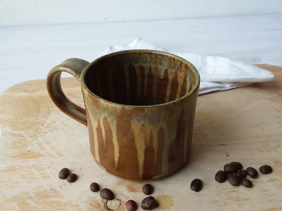 Ceramic Mug, 10 Fl Oz Pottery Cup, 12 Fl Oz Pottery Cup, Brown Pottery Mug,  13 Fl Oz Ceramic Mug, Ceramic Tea Cup, Coffee Lovers Gift - Etsy