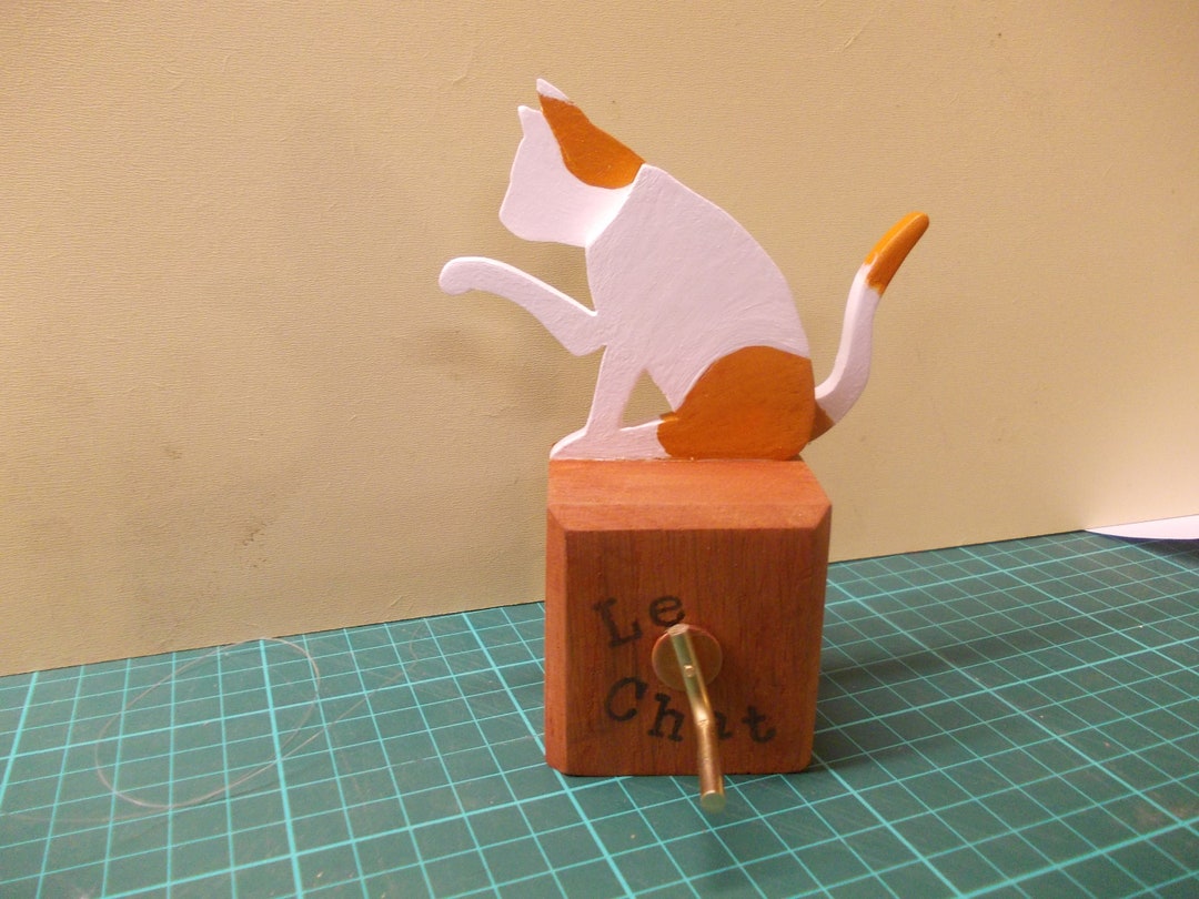 Le Chat Small Cat Automaton Etsy UK