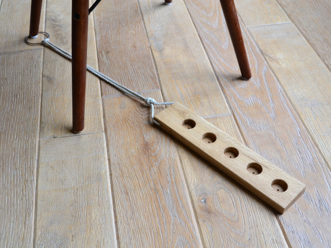 Cello Endpin Anchor, Made From Oak, With Hemp Cord and Metal Ring Etsy