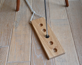 Wide Cello Endpin Anchor Made from Oak