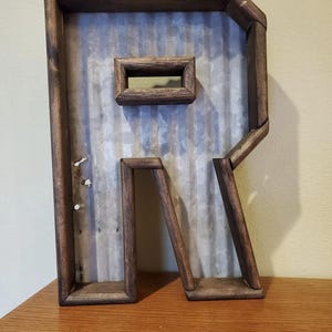 Grote metalen letters, 3D-rustiek, dikke dikke metalen initialen, gekleurd of onafgewerkt voor bruiloft of huisdecoratie, letters en cijfers