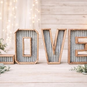 Large Wood Letters, 3D Rustic, Big Thick Wood Words, Stained or Unfinished for Wedding or Home Decor, Letters and Numbers