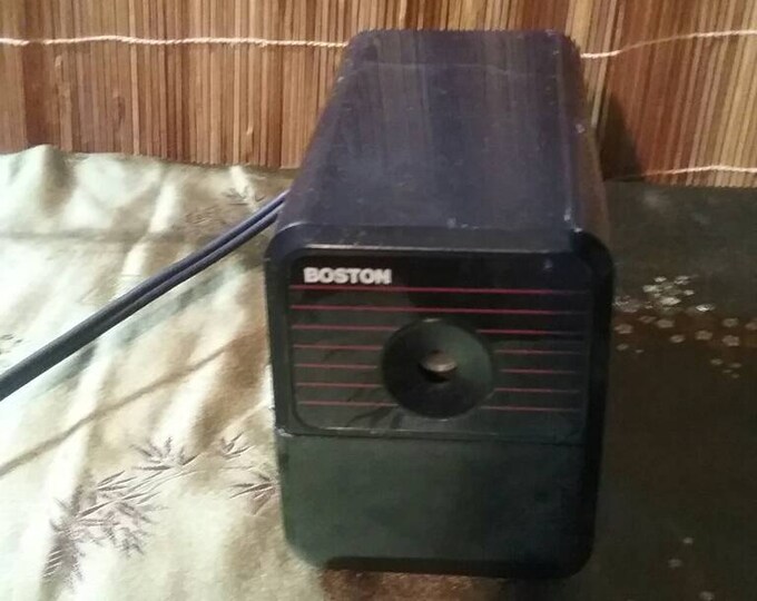 Boston Vintage Electric Pencil Sharpener Model No. 18. Made in Etsy