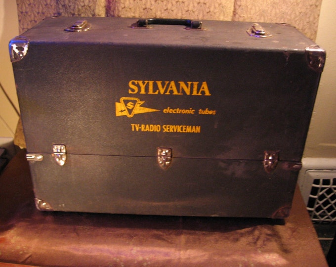 Sylvania Vintage Tv/radio Repair Man Vacuum Tube Case. Brought Etsy