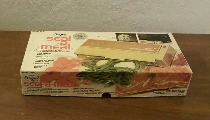 Dazey Vintage 1970's SealaMeal Model sam1 Unused and Etsy