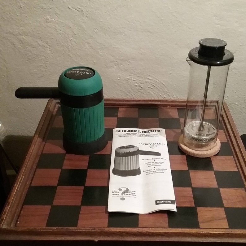 Black and Decker Vintage 1990's Expresso Mio Microwave Etsy