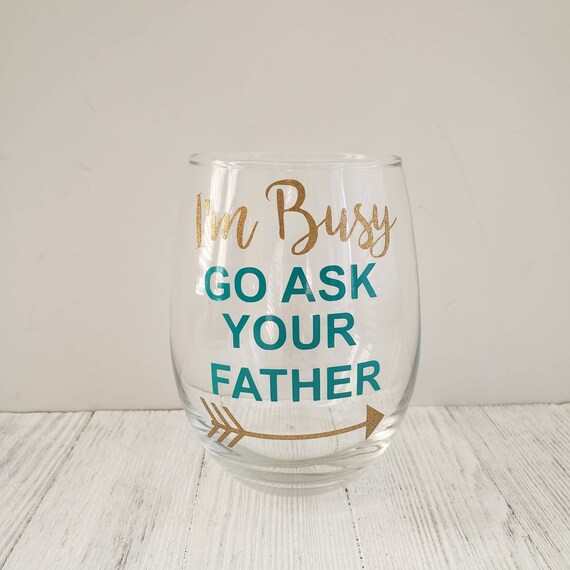 funny mom wine glass