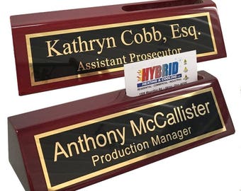 Desk Name Plate Etsy