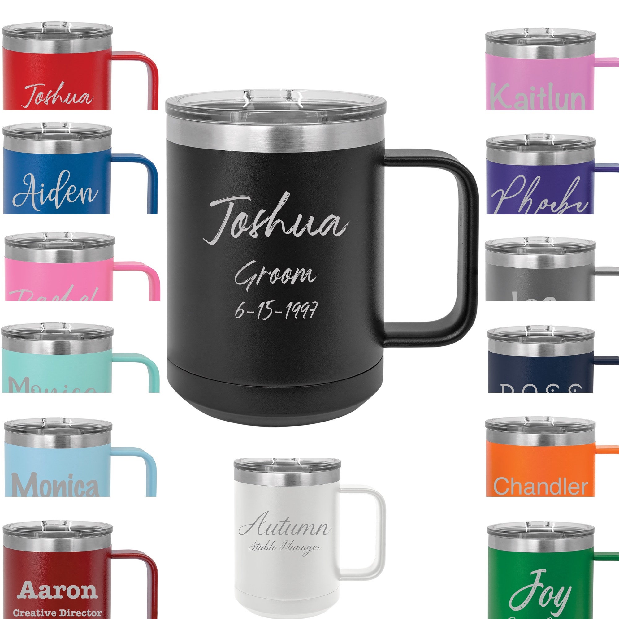 Pre-Coated YETI 14 oz MUG with laser engraved monogram or image – Cavella  Design