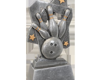 Triumph Bowling Resin Trophy