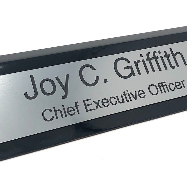 Desk Name Plate Etsy