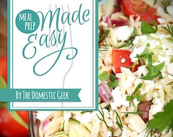 Meal Prep Made Easy eBook - MENUS 7-12