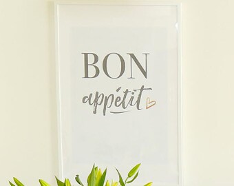 Bon Appétit - Printable Sign