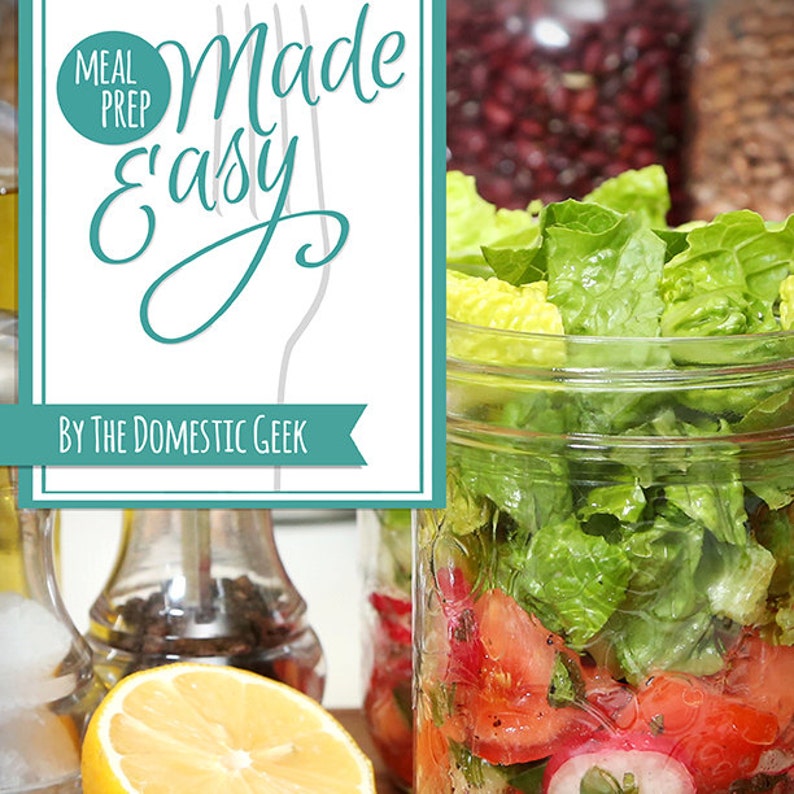 Meal Prep Made Easy Ebook - MENUS 1-6 - Etsy