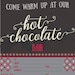 Hot Chocolate Bar Holiday Printables - Etsy