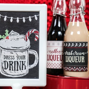 Hot Chocolate Bar Holiday Printables image 2