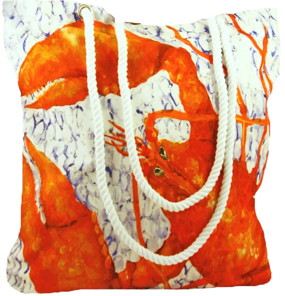 lobster beach bag