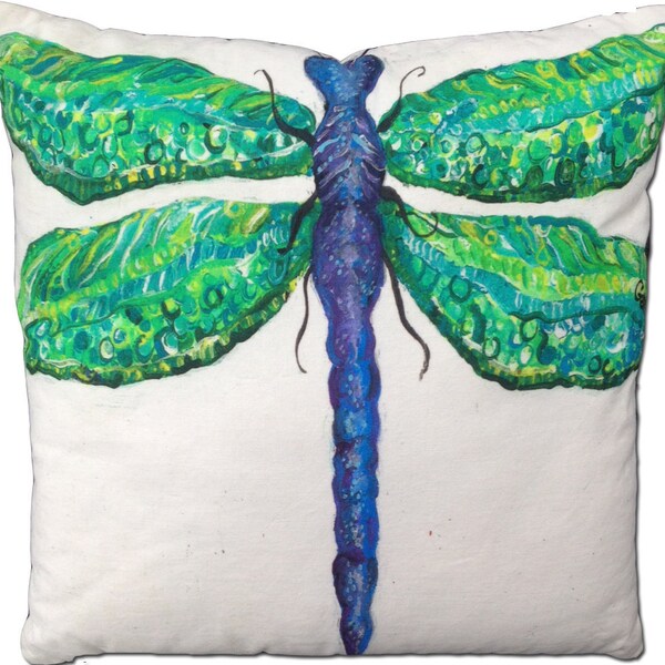 Dragonfly Pillow Etsy