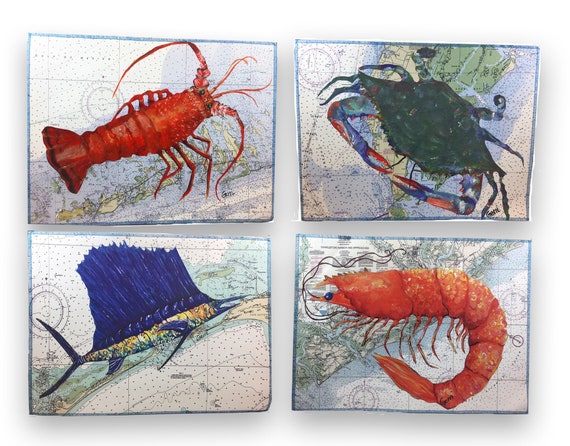 Nautical Chart Placemats