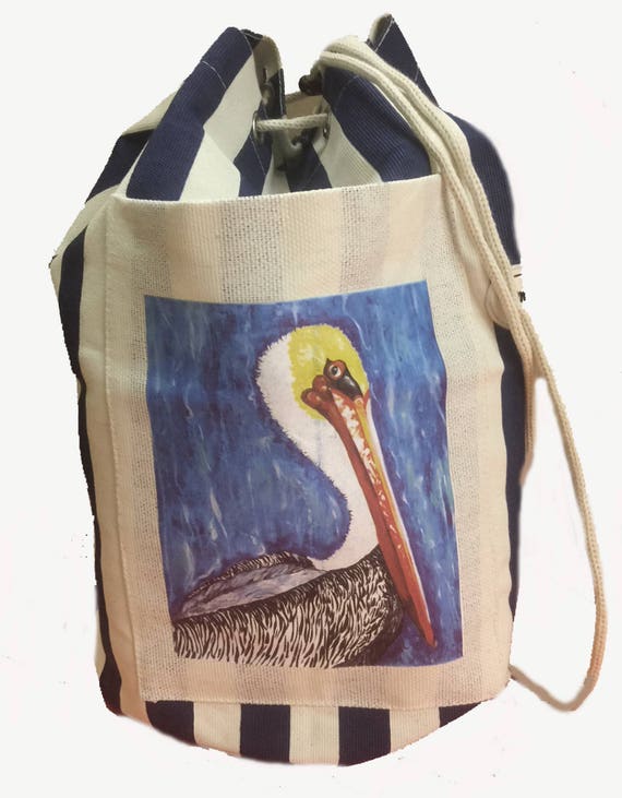 Pelican Tote Bag, Great Louisiana Gift! 