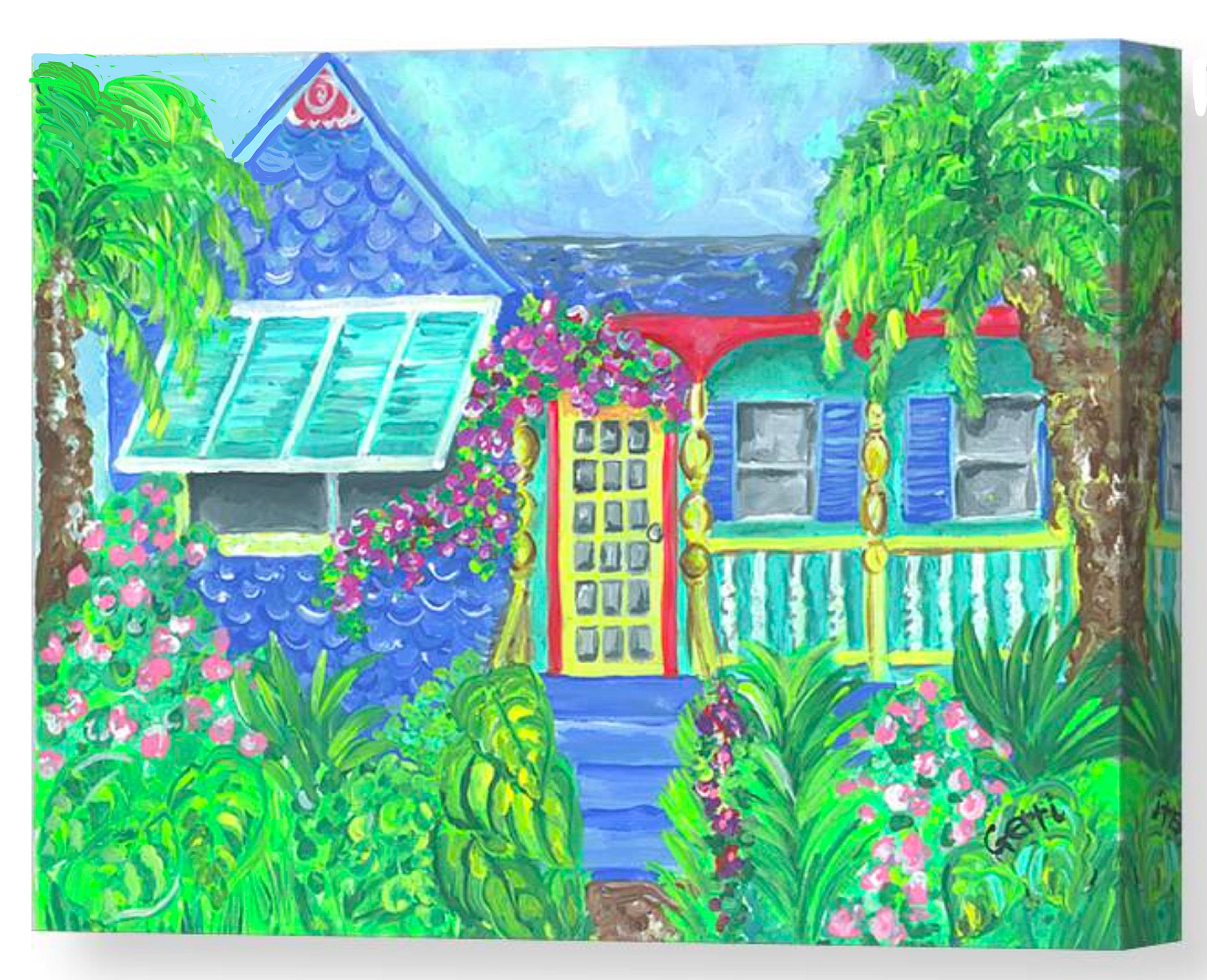 Island Art on Canvas This Coastal Wall Art is Perfect for Etsy