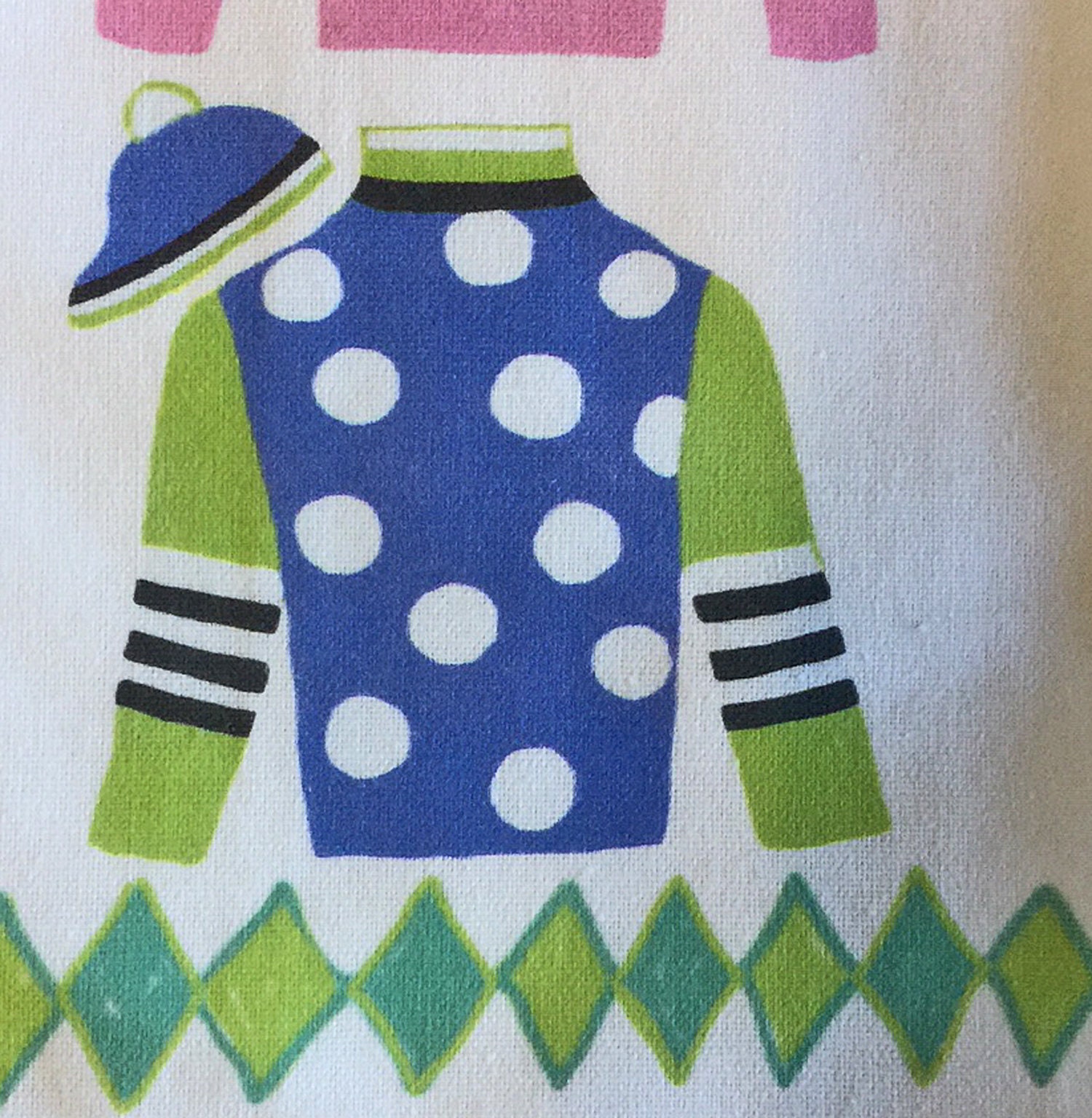 Jockey Silk Tea Towels Perfect for Kentucky Derby Decor Set Etsy