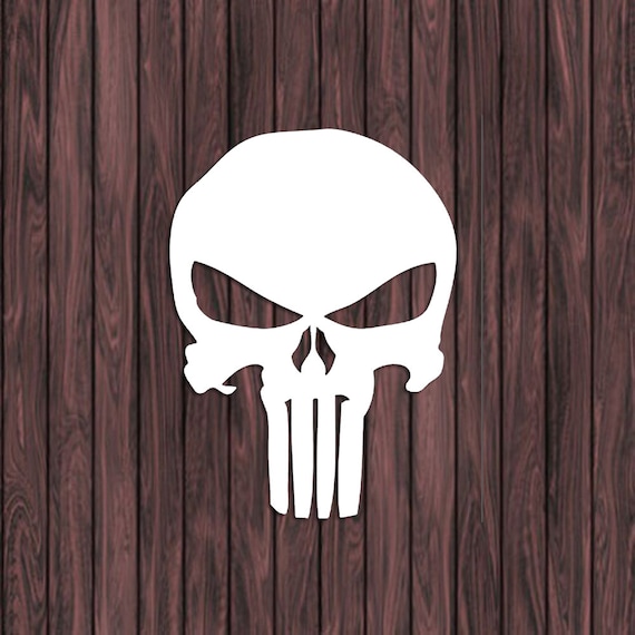 Punisher Decals for Cars, Punisher Skull Vinyl Decal, Punisher Sticker, Car  Truck Van Jeep Window Sticker, The Punisher