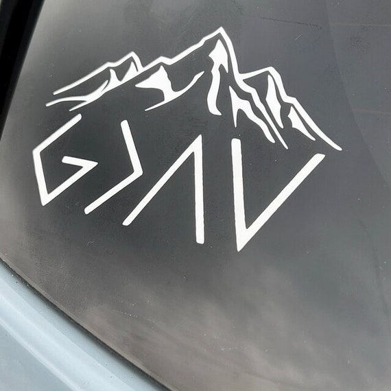 Highs and Lows Mountain Sticker