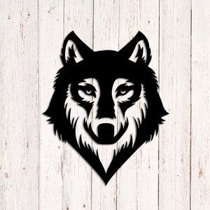 Wolf Decal, Wolf Sticker, Car Decal, Wolf Mug Decal, Yeti Cup Decal, Tumbler Decal, Wall Decal, Vinyl Decal, Laptop Decal