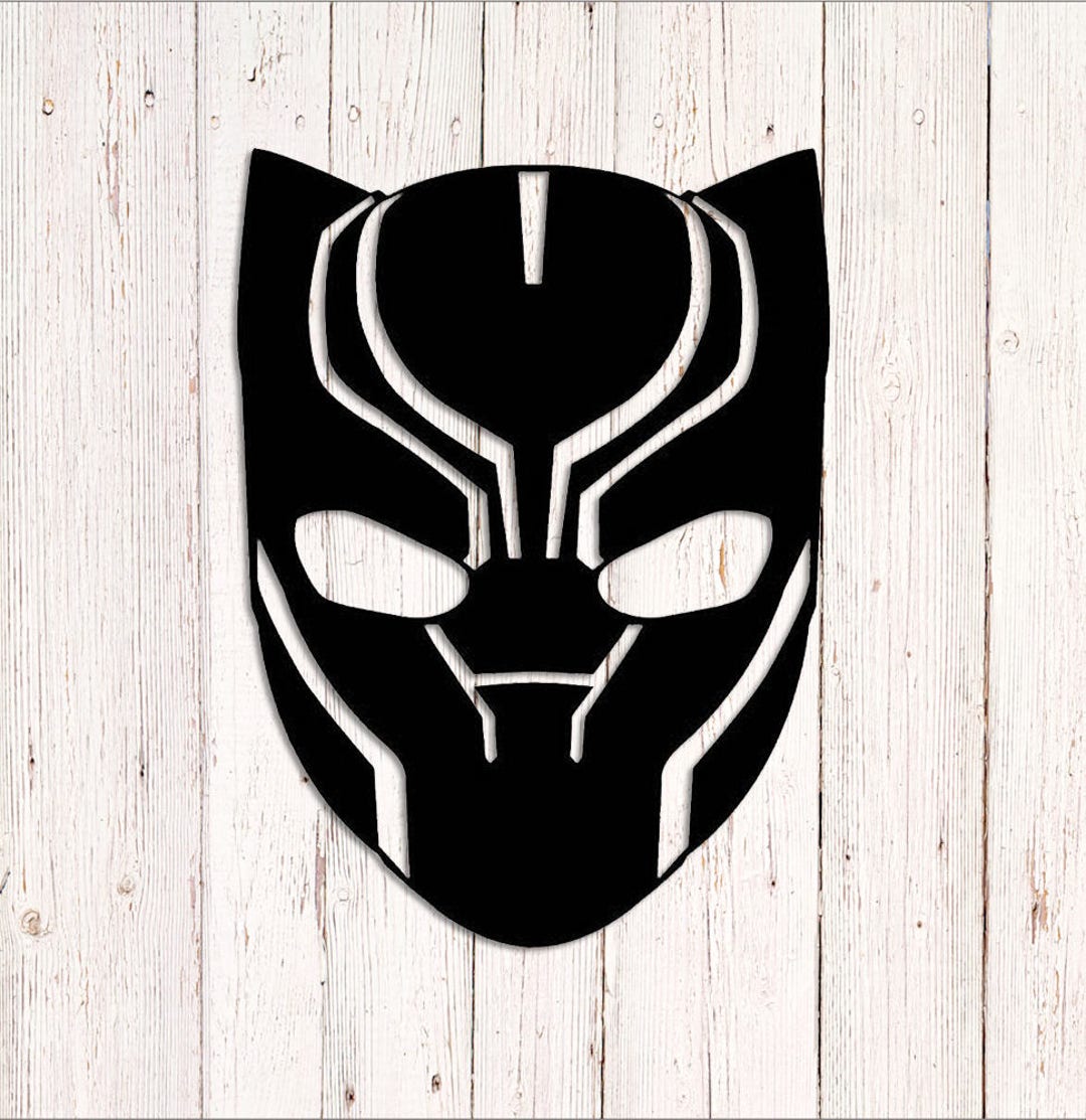 Black Panther Decal Black Panther Sticker Laptop Decal - Etsy
