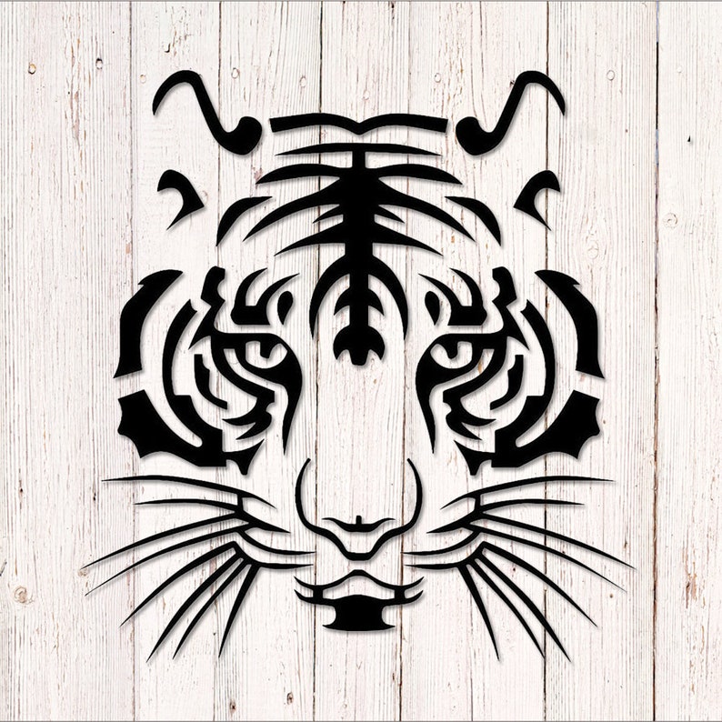 Tiger Decal Car Decal Tiger Decal for Car Tiger Head Etsy Hong Kong